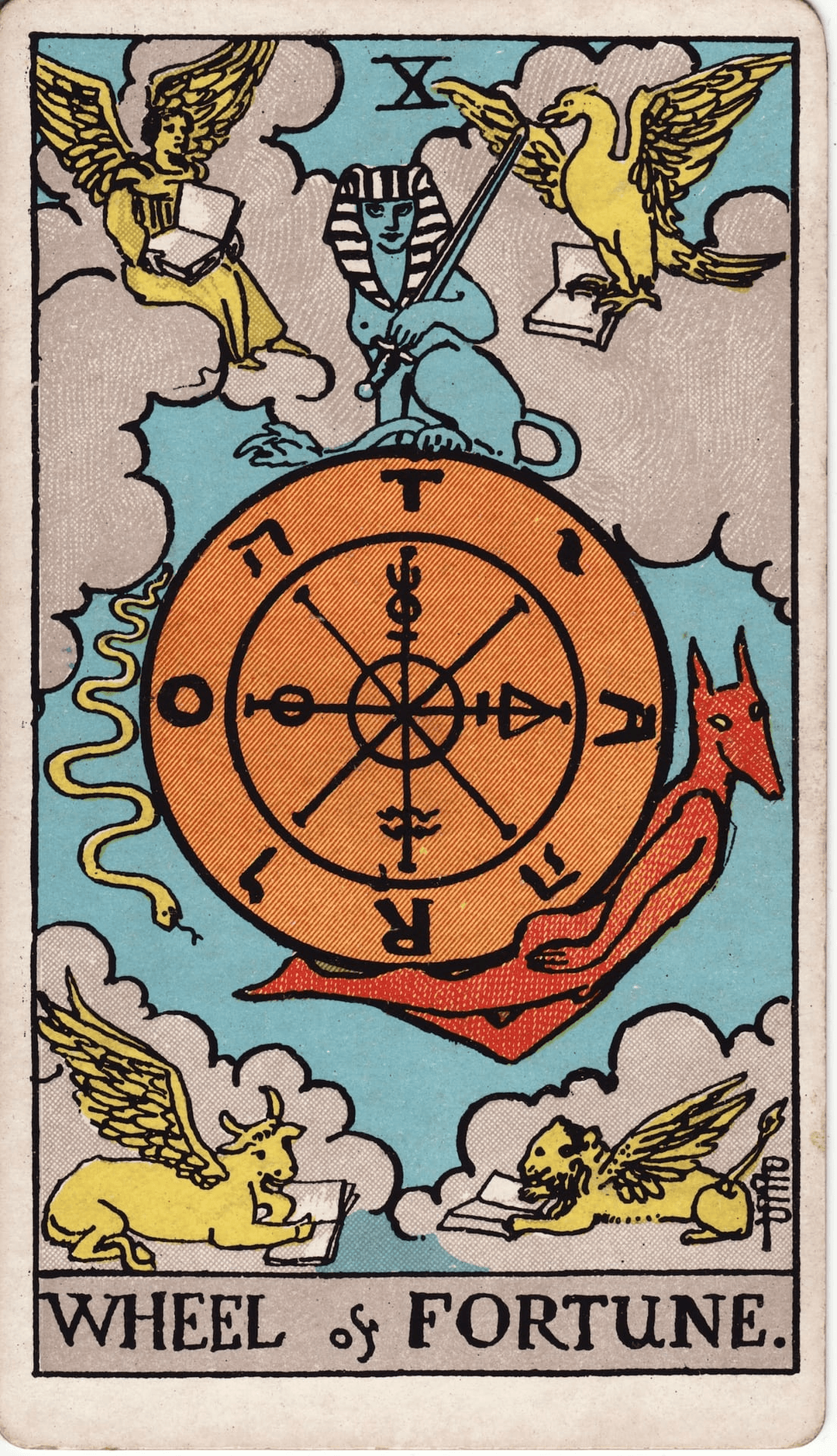 Kotač sreće tarot karta rođenja
