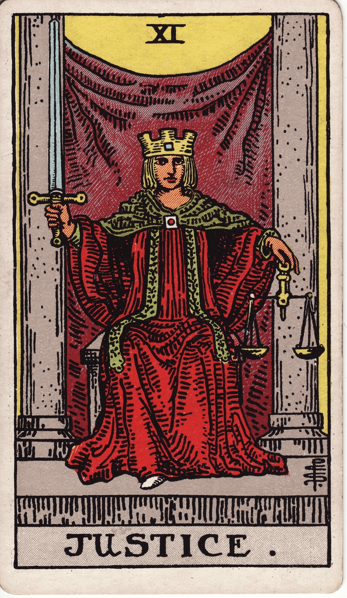 Pravda tarot karta