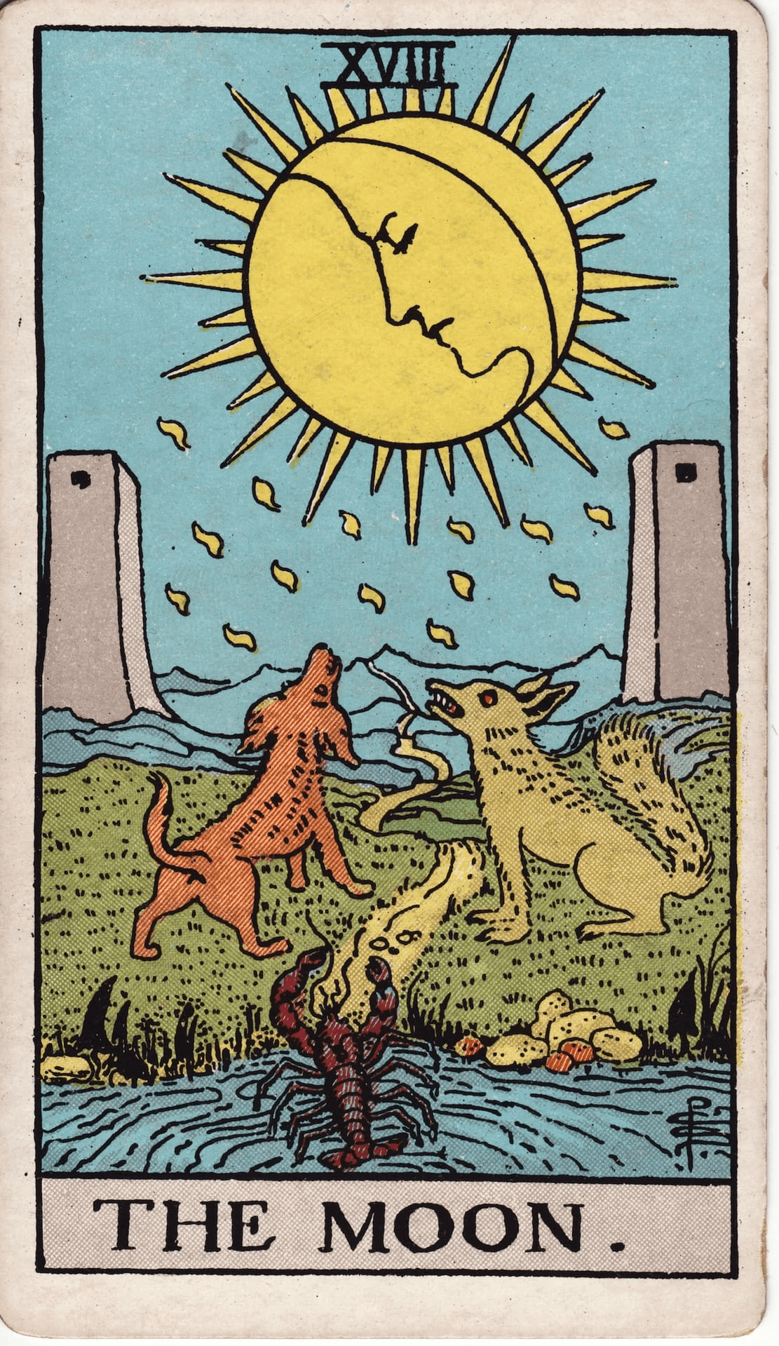 Mjesec tarot karta