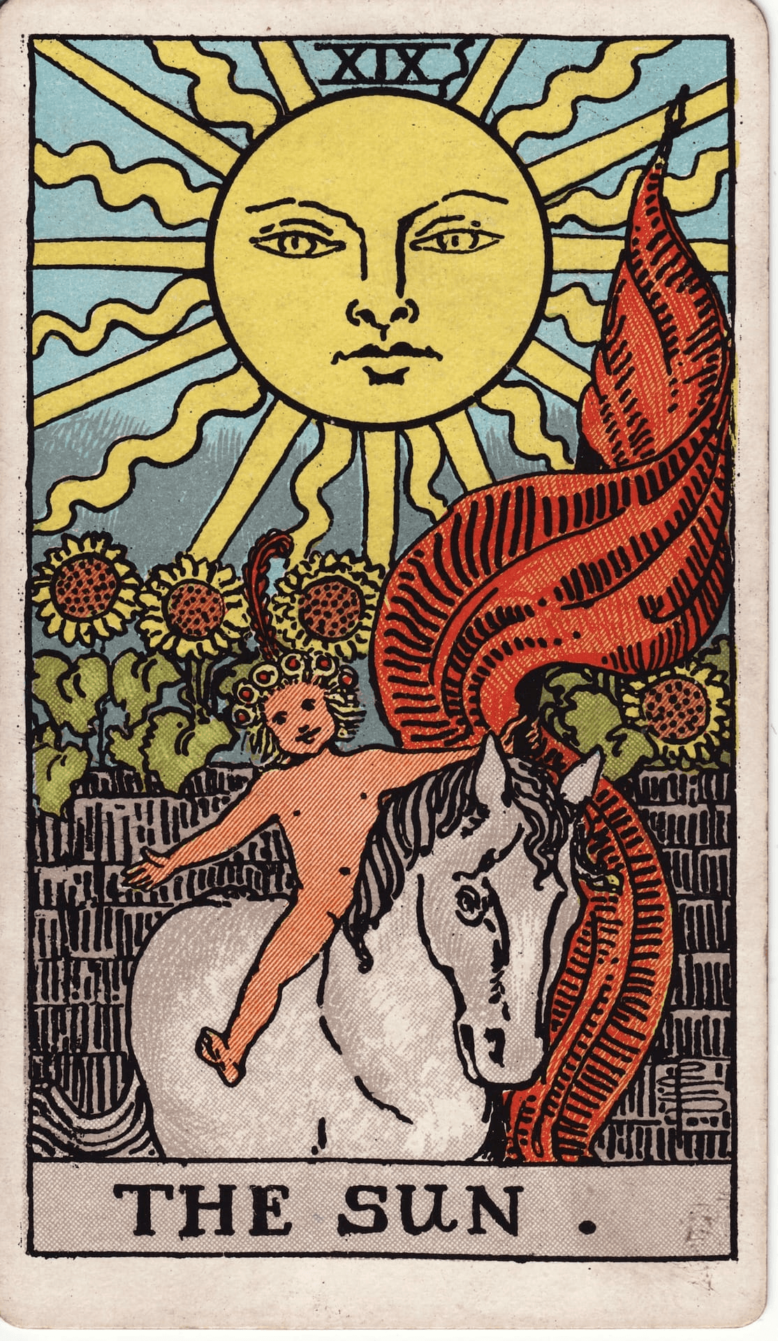 Sunce tarot karta