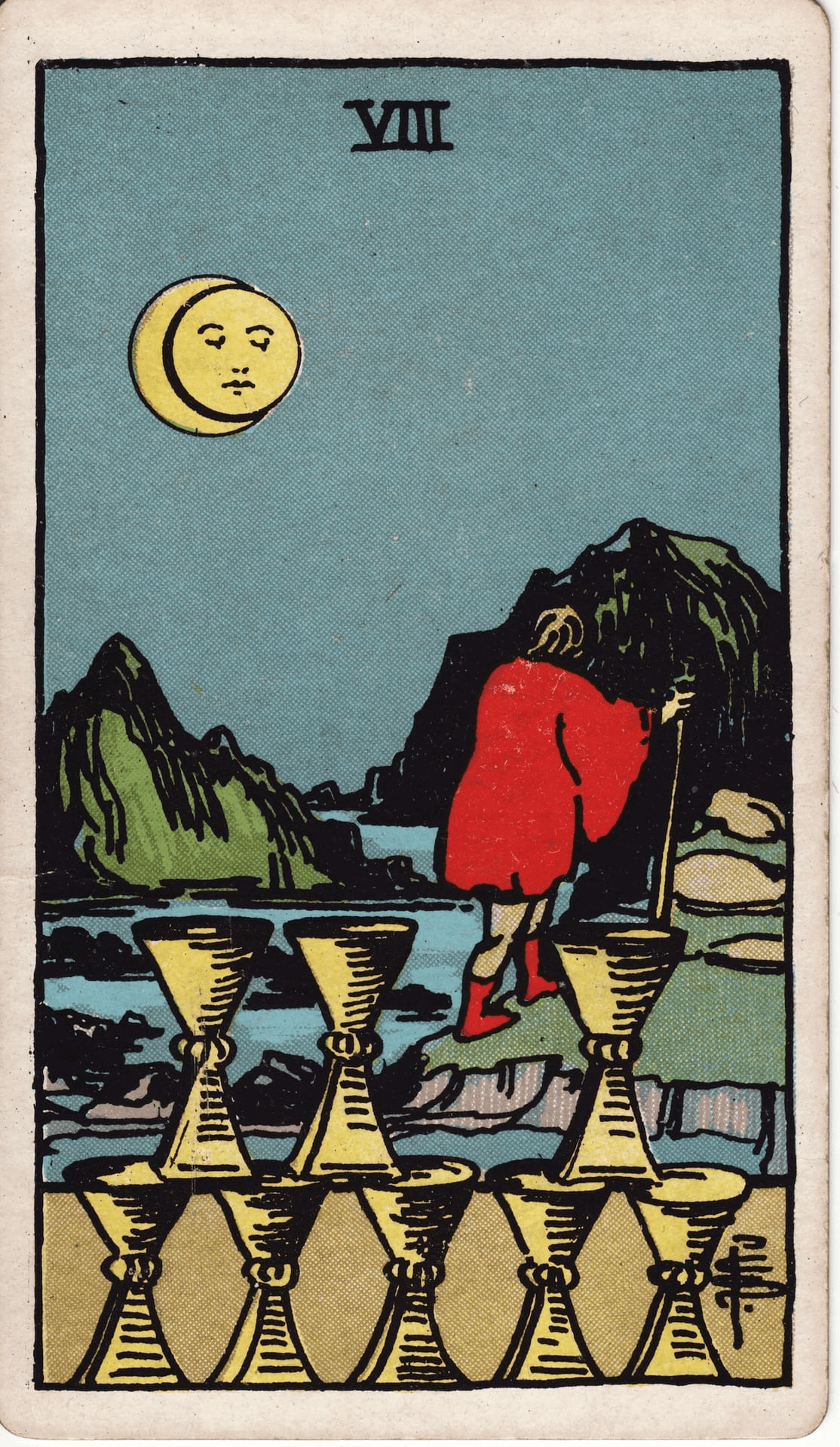 Osmica Pehari tarot karta