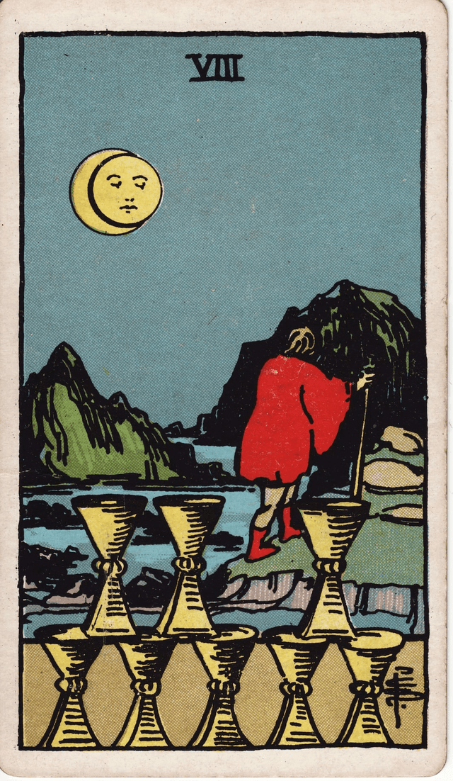 Osmica Pehari tarot karta