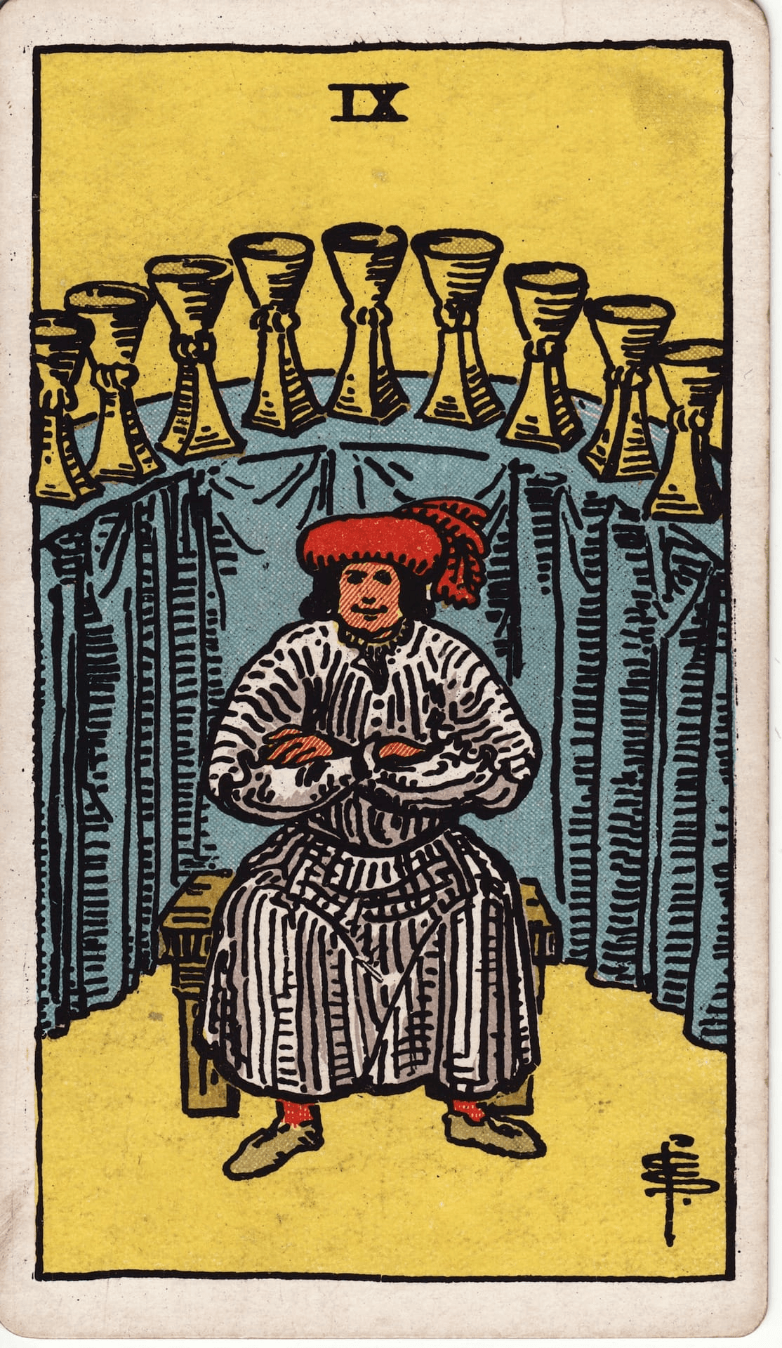Devetka Pehari tarot karta