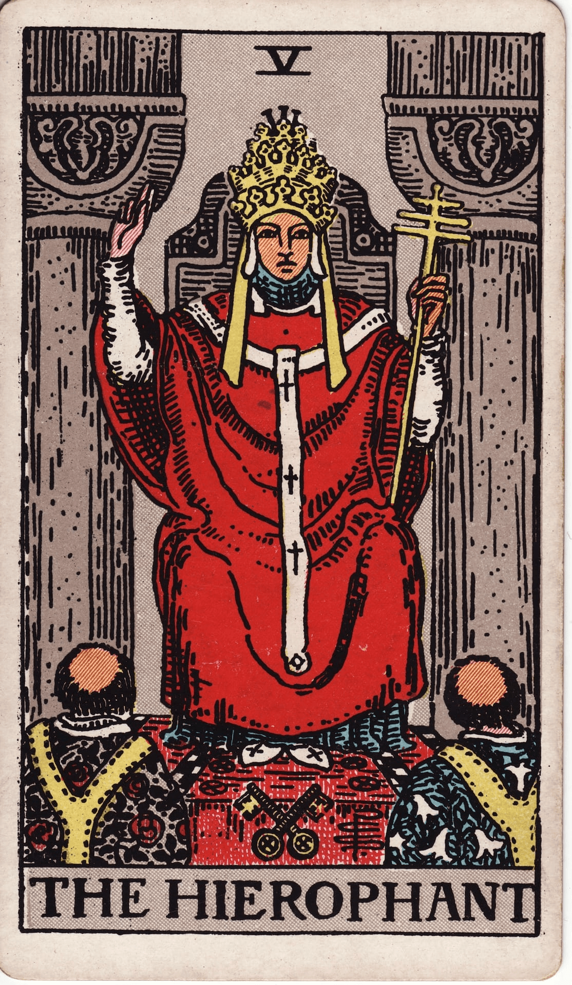 Hijerofant tarot karta