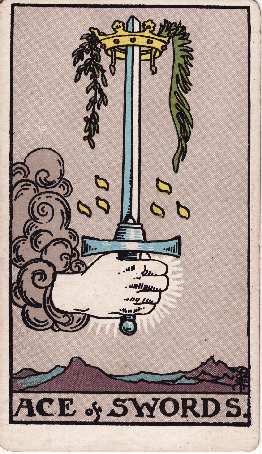 As Mačevi tarot karta