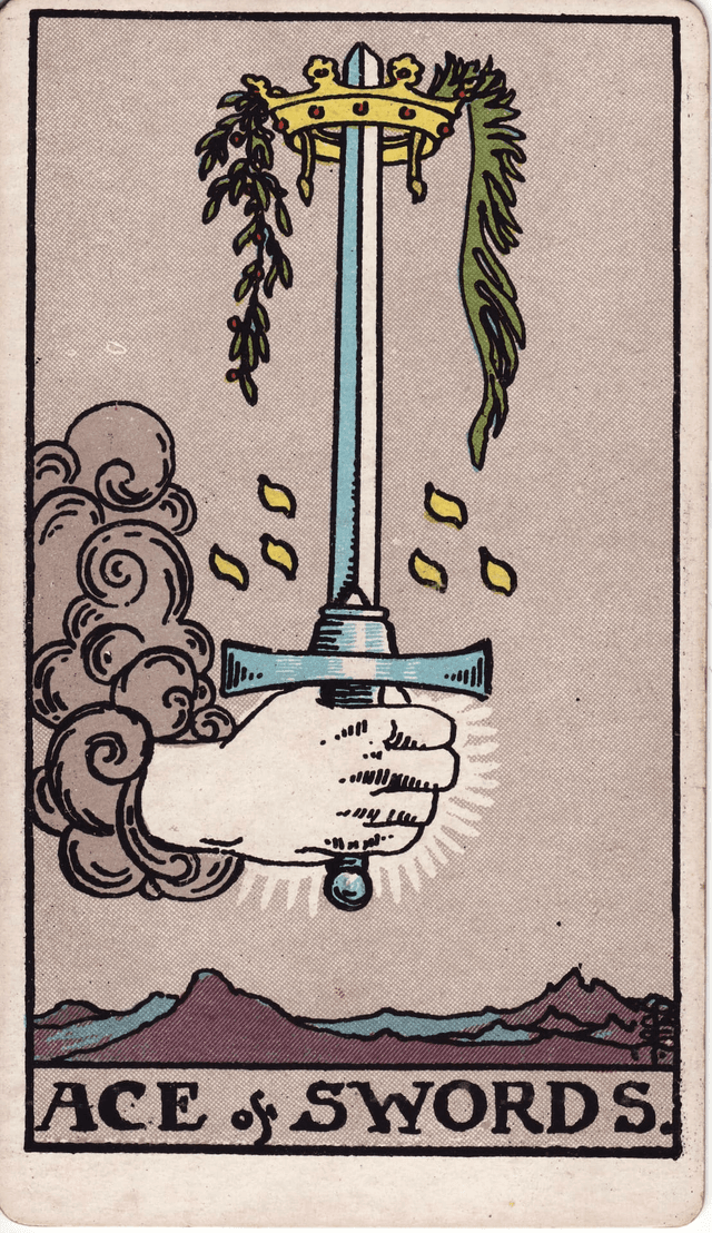 As Mačevi tarot karta