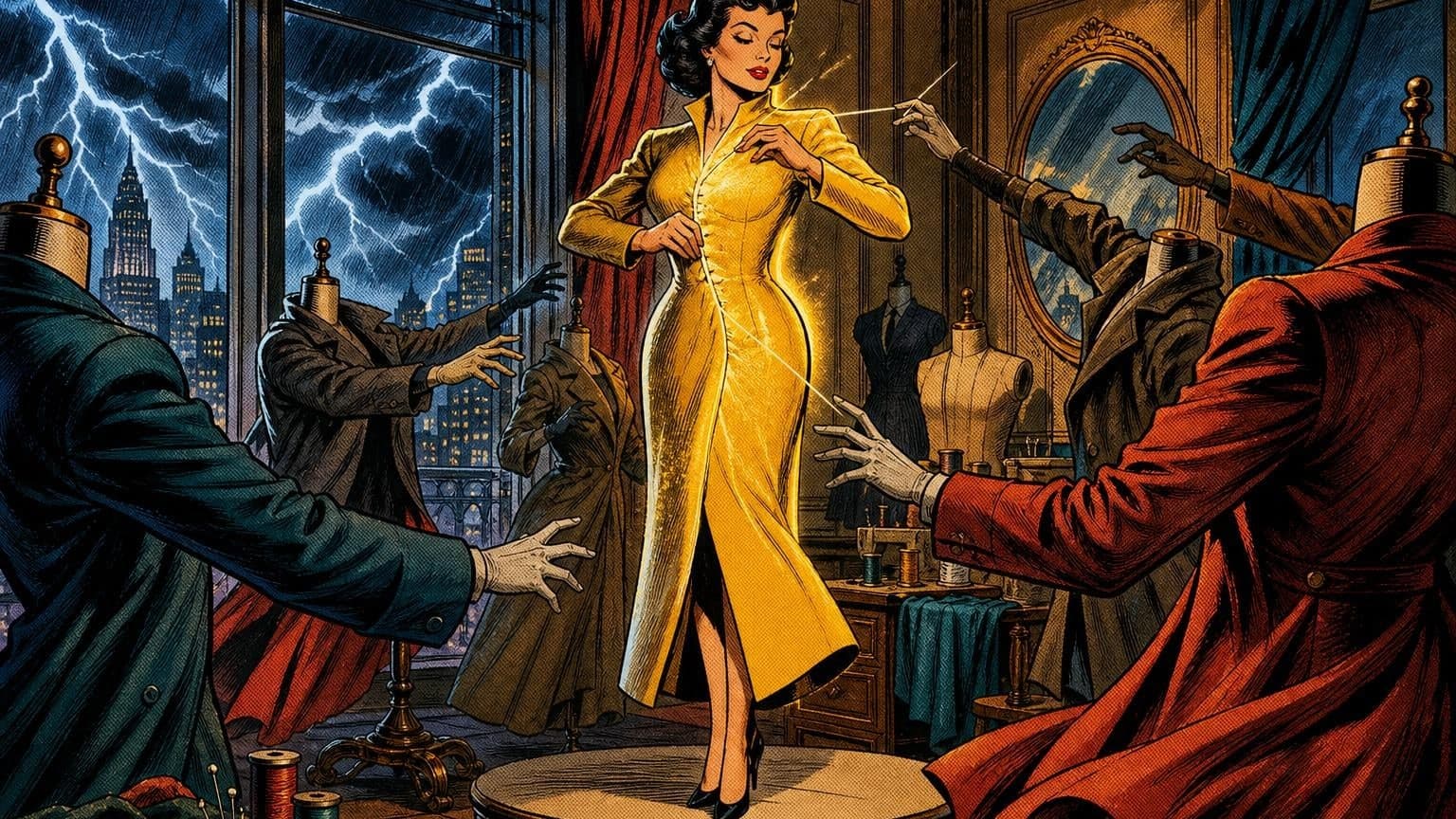 Retro strip ilustracija uz poruku dana „Obuci novu pretpostavku”
