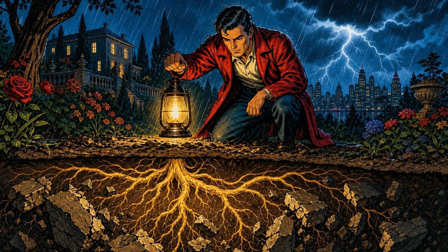Retro strip ilustracija uz poruku dana „Držati se viđenja”