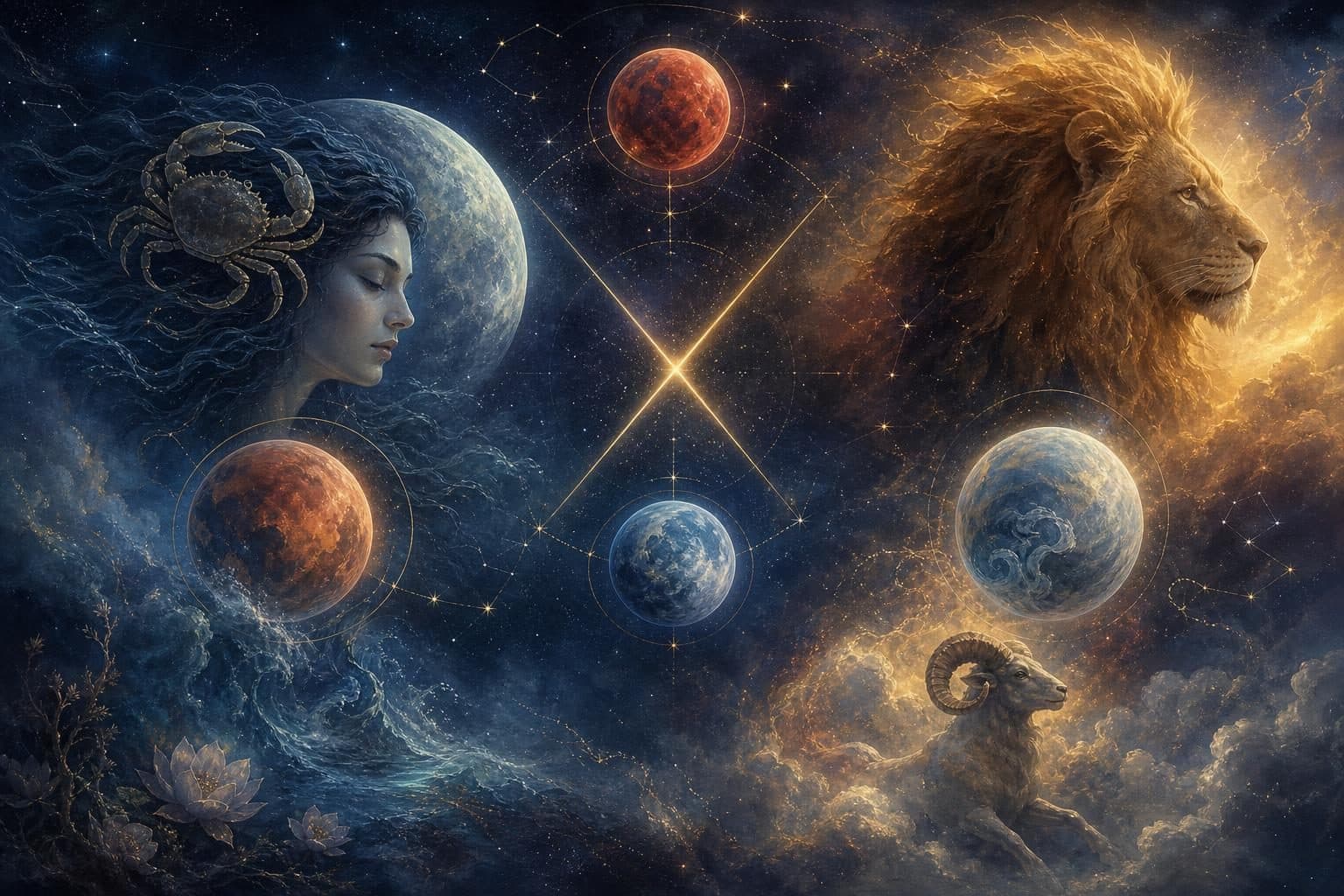 Mars u Raku kvadrat Neptun u Ovnu 16.8.2026.