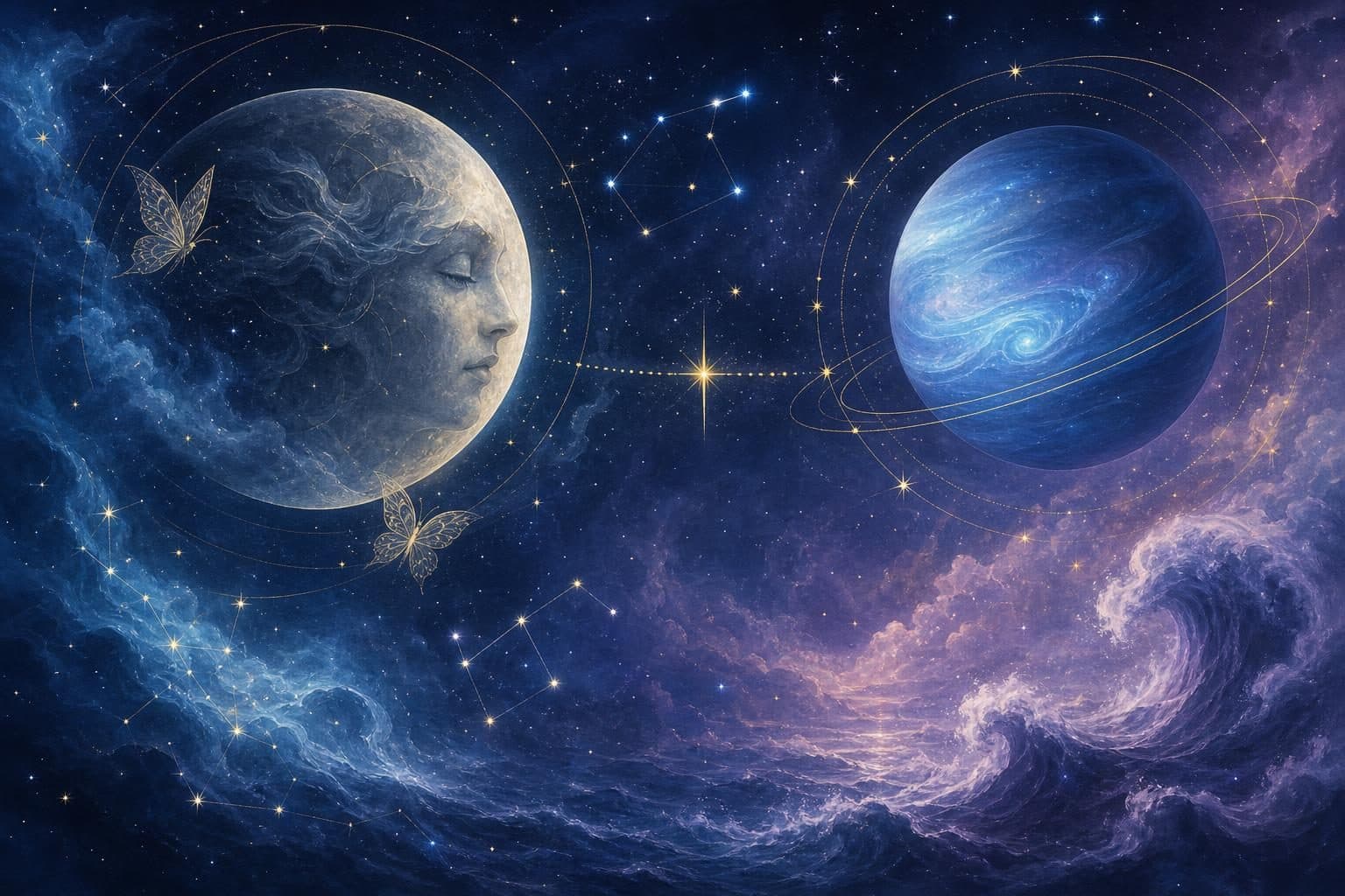 Mjesec u Blizancima sekstil Neptun 28.10.: tiha jasnoća