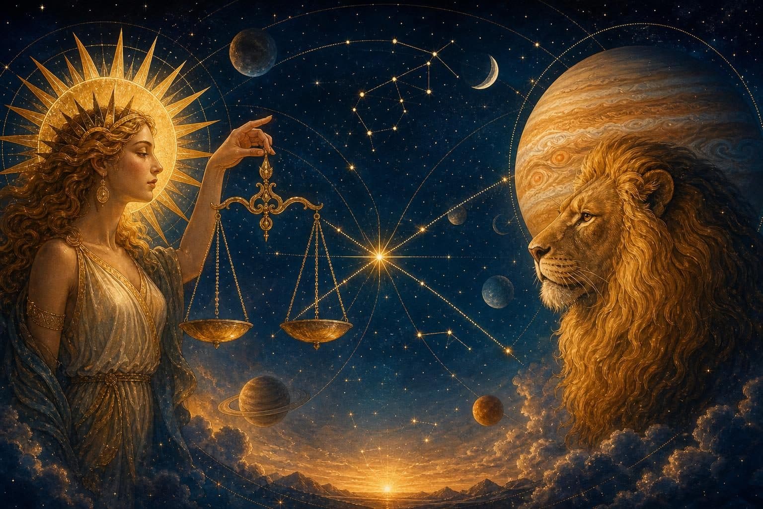 Sunce sekstil Jupiter 14.10.: Vaga i Lav otvaraju prostor