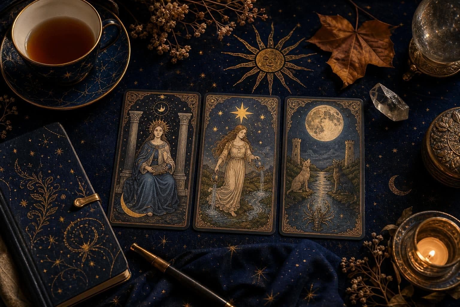 Tarot raspored 3 karte: odluka, obrazac i sljedeći korak