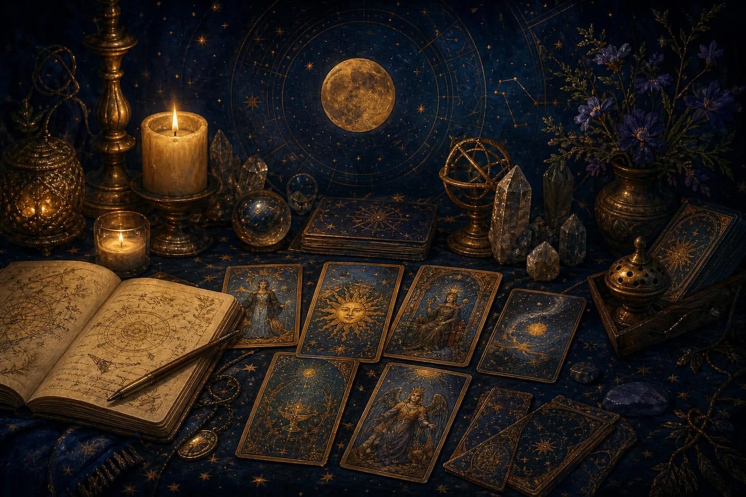 Tarot raspored kao mapa odluke: čitanje bez žurbe